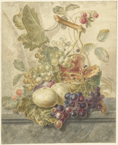 Bodegón con fruta de Hendrik Schwegman
