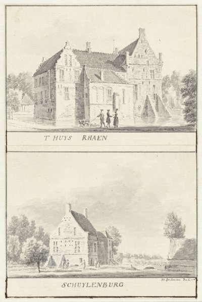 Los havezathes Rhaan y Schuylenburg en Salland, Overijssel de Hendrik Spilman