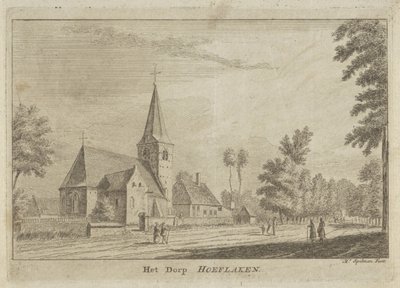 Vista de Hoevelaken
El pueblo de Hoeflaken (título en el objeto) de Hendrik Spilman