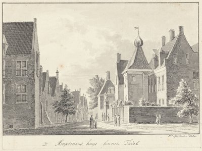 El Ambtmanshuis en Tiel de Hendrik Spilman