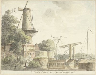 Puerta de Róterdam en Delft de Hendrik Tavenier