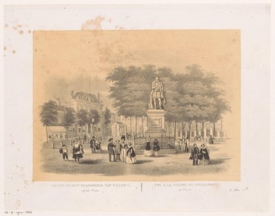 Vista del Plein en La Haya con la estatua de Willem I
Vista de la estatua de Willem I en la plaza (título en el objeto) de Hendrik Wilhelmus Last (attributed to)