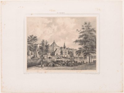 Vista de Haarlem desde el Spaarne de Hendrik Wilhelmus Last