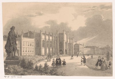 Vista del Willemshof en Willemspark hacia 1849 de Hendrik Wilhelmus Last