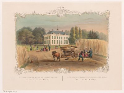 Vista de la finca y la casa Hemelse Berg en Oosterbeek
Hemelsche berg en Oosterbeek, a una hora de Arnhem (título en el objeto)
Arnhem (título de la serie en el objeto) de Hendrik Wilhelmus Last