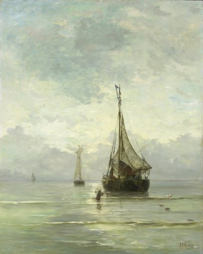 Mar en calma de Hendrik Willem Mesdag