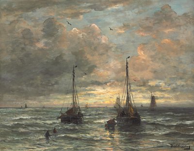 Regreso de la flota pesquera de Hendrik Willem Mesdag