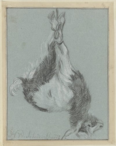 Cabra bestial de Hendrik Willem Schweickhardt (signed by artist)