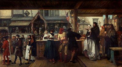 Alberto Durero de visita en Amberes en 1520 de Hendrik or Henri Leys