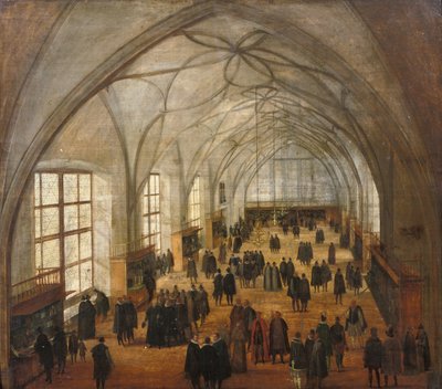 El Salón Vladislav en el Castillo de Praga de Hendrik the Younger Steenwyck