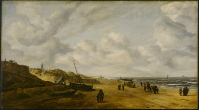 Vista de las Arenas de Scheveningen (pre-conservación) de Hendrik van Anthonissen