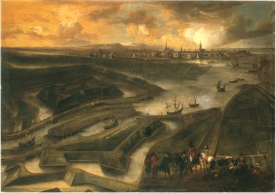 Vista de Ostende (óleo sobre lienzo) de Hendrik van Minderhout