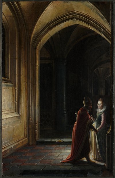 Ester y Mardoqueo, 1616 de Hendrik van Steenwyck II