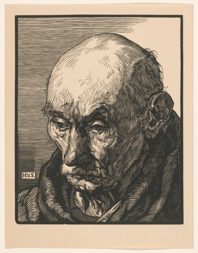 Retrato de un anciano desconocido de Hendrik van Straten