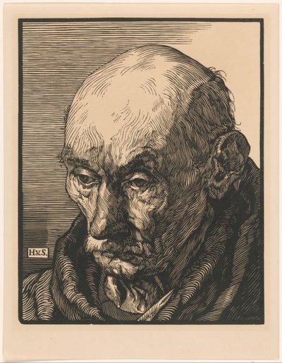 Retrato de un anciano desconocido de Hendrik van Straten