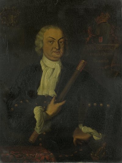 Hendrik Swaardecroon (1667-1728). Gobernador general (1718-25) de Hendrik van den Bosch (copy after)