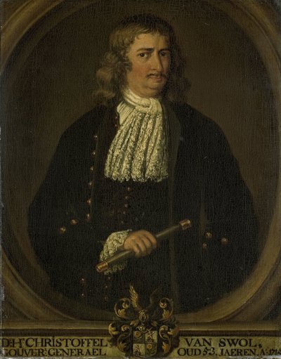 Retrato de Christoffel van Swoll (Swol, Zwol), Gobernador General de las Indias Orientales Holandesas de Hendrik van den Bosch (copy after)