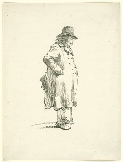 Retrato del mendigo Hendrik Delbroeck de Hendrik van der Burgh
