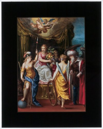 Minerva, Abundantia y Fortuna de Hendrik van the Elder Balen