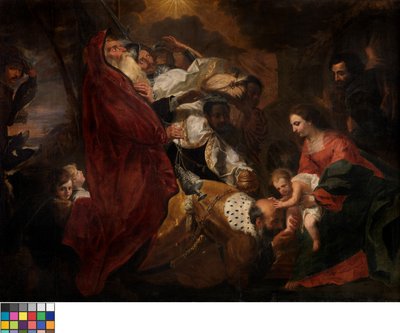 Los Tres Reyes Magos (óleo sobre lienzo) de Hendrik van the Elder Balen