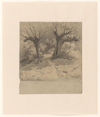 Vista del bosque de Hendrikus Alexander van Ingen