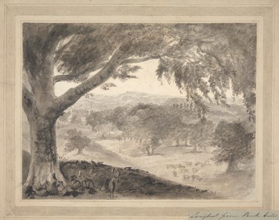 Longleat desde Park Hill de Heneage Finch fourth Earl of Aylesford