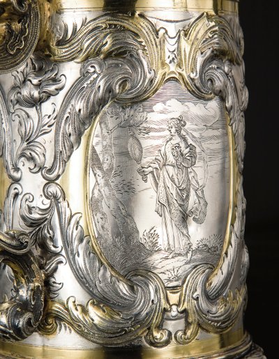 (detalle) de una jarra, Danzig, c.1670 de Hennick (attr. to) Probst