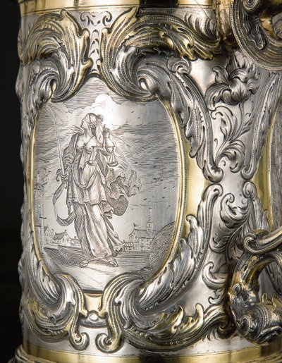 Detalle de una jarra, Danzig, c.1670 de Hennick (attr. to) Probst