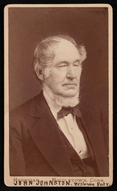 Retrato de John Johnston 1806-1879, Antes de 1876 de Hennigar Bros