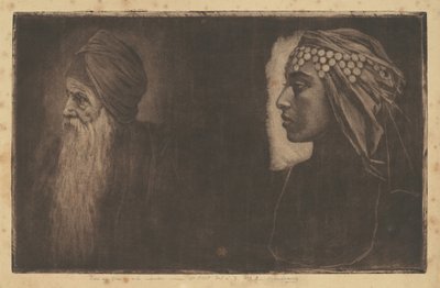 Salomón y Cleopatra de Henri-Charles Guérard