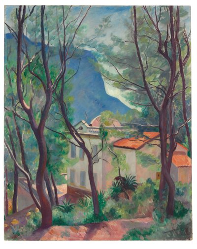 La casa entre los árboles, Villecroze de Henri Charles Manguin