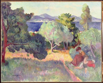 Sendero en Saint-Tropez de Henri Charles Manguin