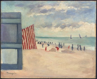 La playa de Touquet de Henri Charles Manguin
