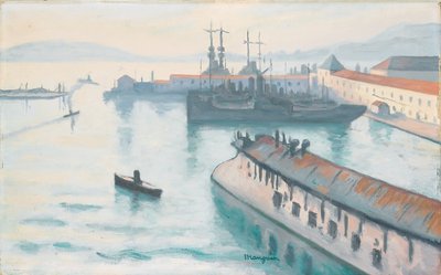 El barco de los despachos de Henri Charles Manguin