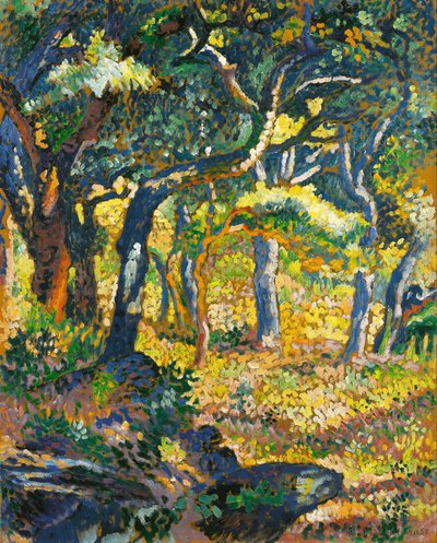 Un claro en Provenza (Estudio) de Henri-Edmond Cross