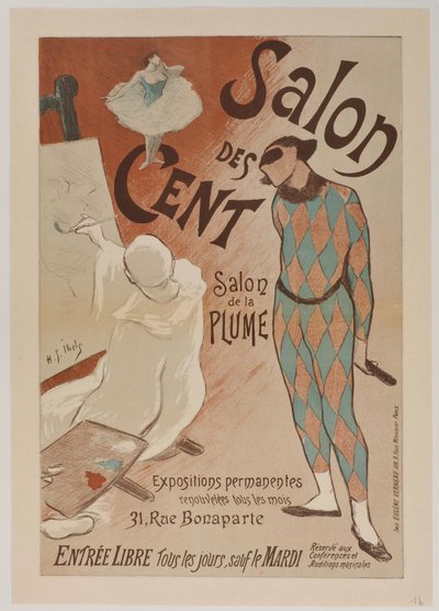 Salon des Cent - febrero de 1894 de Henri-Gabriel Ibels