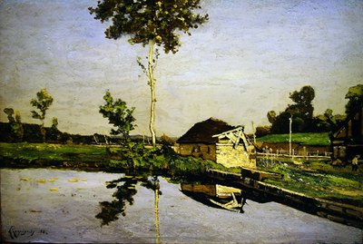 Paisaje en Saint-Prive (Yonne) de Henri Joseph Harpignies