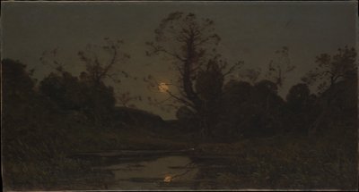 Salida de la luna de Henri-Joseph Harpignies