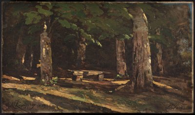 El banco de Henri Joseph Harpignies
