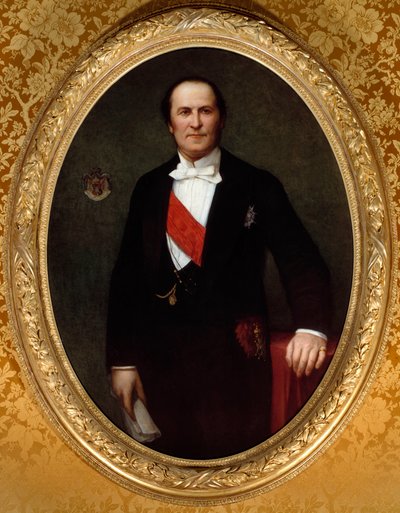 Retrato del Barón Eugene-Georges Haussmann, Prefecto de París (1809-1891) de Henri Lehmann