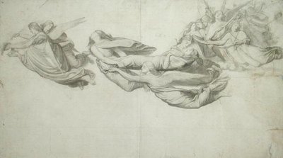 Boceto para Santa Catalina de Alejandría de Henri Lehmann