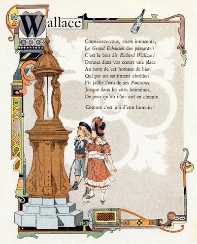 Ilustración para "Alfabeto de buenos ejemplos", c.1890 (grabado) de Henri (1858 1924) Gray