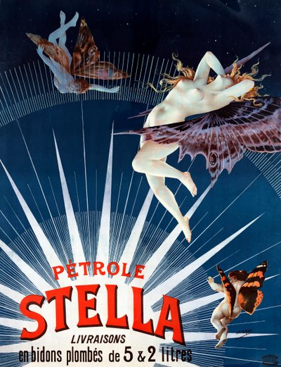 Póster vintage de Petrole Stella de Henri  Gray