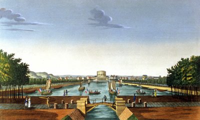 París, cuenca de la Villette de Henri (after) Courvoisier Voisin