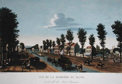 La Barriere du Maine, c.1815-20 de Henri (after) Courvoisier Voisin