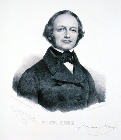 Henri Herz (1803-88) de Henri (after) Grevedon