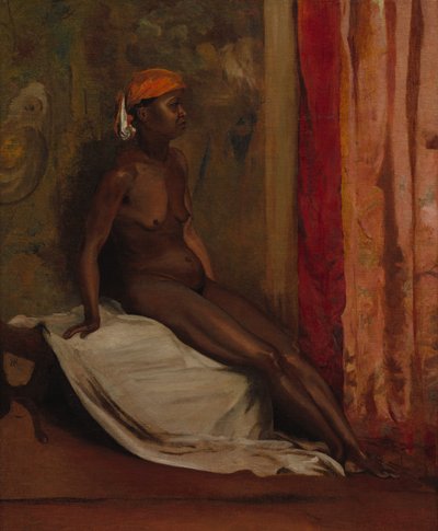 Mujer africana sentada de Henri Alexandre Georges Regnault