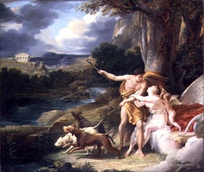 Venus y Adonis de Henri Alexandre Georges Regnault