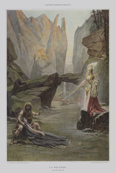 La valquiria de Henri Alphonse Louis Laurent Desrousseaux