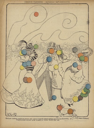 Ilustración para Le Rire de Henri Avelot